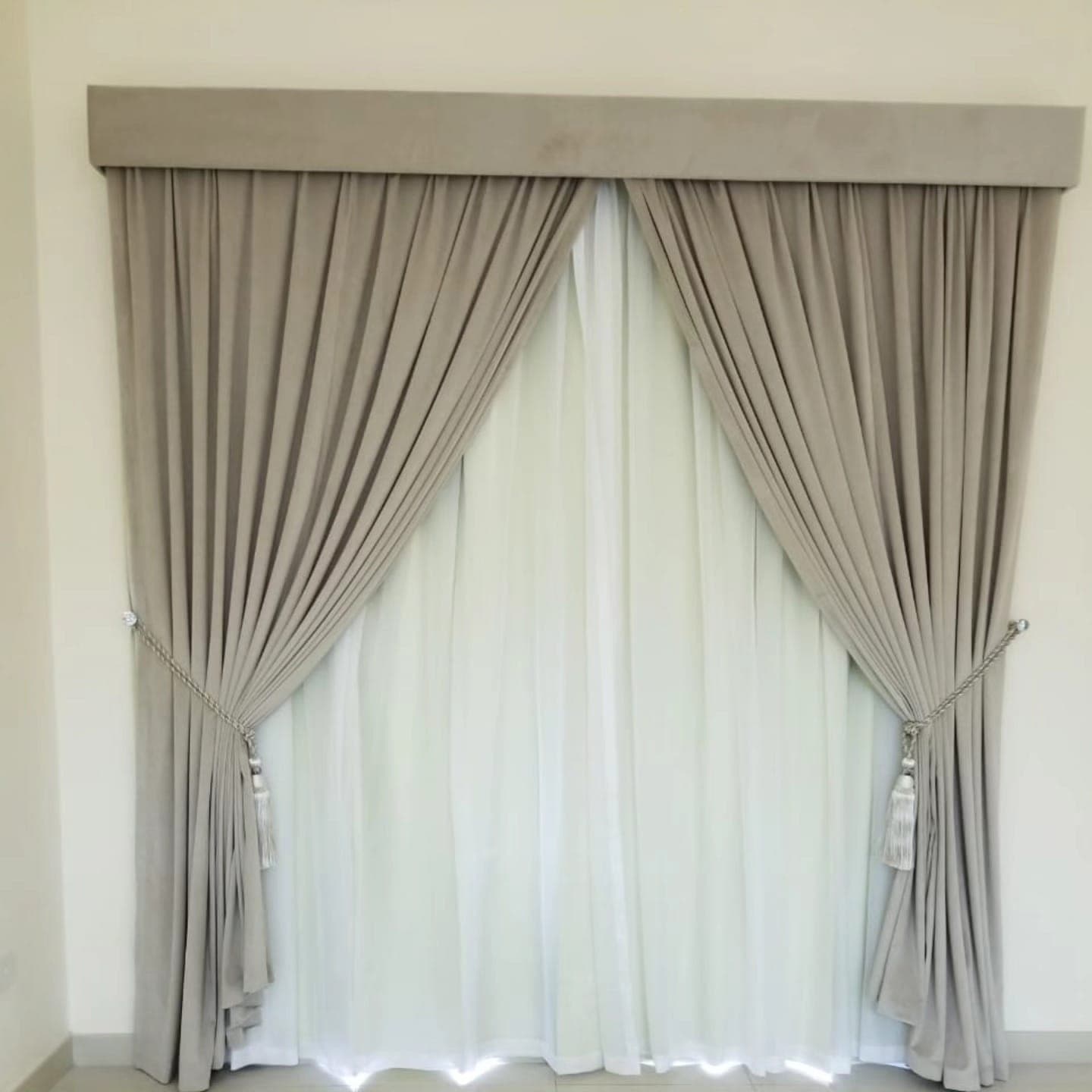 Blackout & Sheer Double Curtains — Bedroom