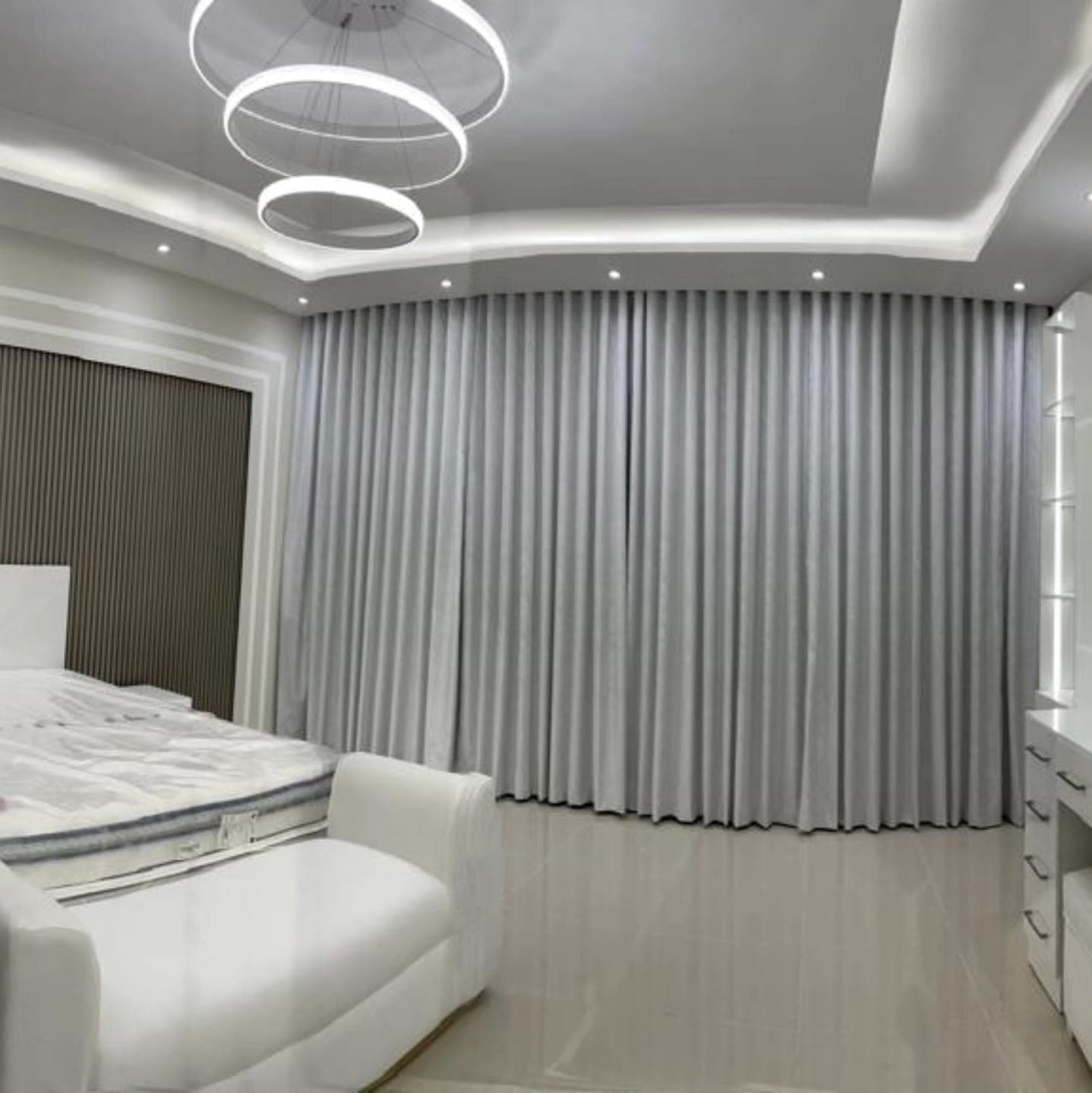 Curtain Installation & Repair — Living Room